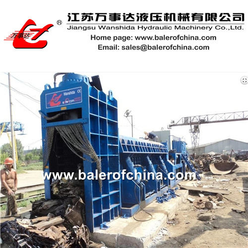 Buy HMS baling machine heavy metal scrap shear baler at wholesale prices