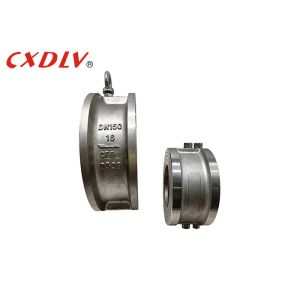 Quality H77X-150LB Wafer Dual Plate Check Valve Stainless Steel Soft Seat EPDM Metal DIN PN16 for sale