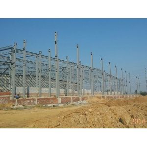 PVC Window H Beam Welded Prefab Warehouse Building