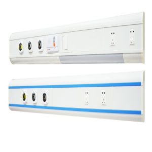 1500MM Horizontal Hospital Bed Head Panel Medical Gas Equipment Zone