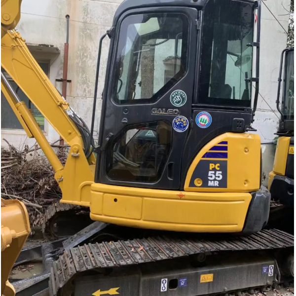 Good Condition Used Komastu PC 55 Excavators 5 Ton Backhoe Diggers Secondhand