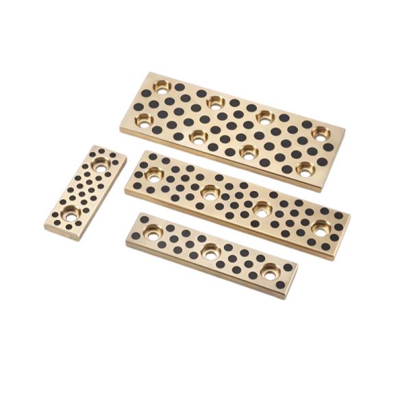 Buy Solid Bronze Self Lubricating Bearing | Graphite Slide Wear Plate at wholesale prices