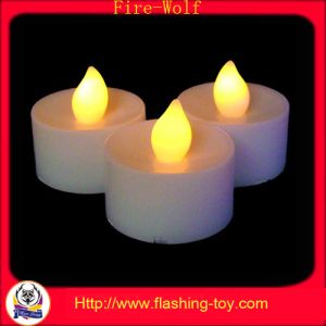 Plastic Red, Yellow, Blue, Green Flashing LED Candle Lights HL-D2413