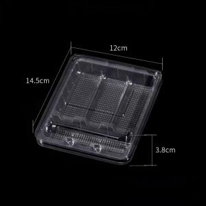 Customized Disposable Plastic Transparent Pet Foods On Stick Packaging Hidden