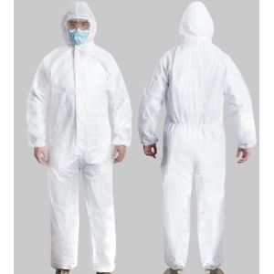 China Superior Breathable Disposable Protective Clothing Long Sleeve Chemical Resistant on sale