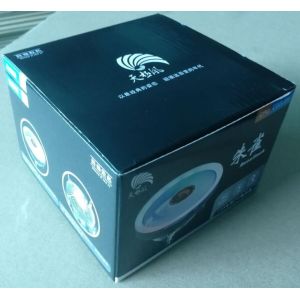 20dBA CPU Cooler Fans Heatsink Aluminum LED Multicolor Radiators Low Noise 58CFM