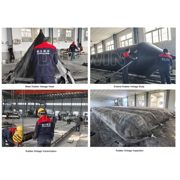Marine rubber airbags quality inspection