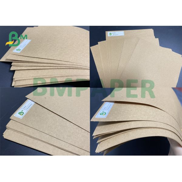 Brown Kraft Paper 126gsm 135gsm Brown Kraft Paper virgin wood pulp PE Laminated 8g 10g