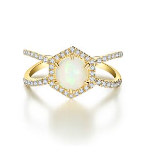 925 Sterling Silver Natural Gemstone Jewelry Round Faceted Rainbow Moonstone