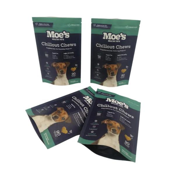 Buy Stand Up Pet Food Pouch Perfect for Pet Food Packaging Solution at wholesale prices