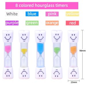 Plastic Three Minute Sand Timer Hourglass Toothbrush Timer Traditional Design