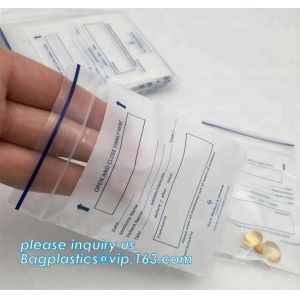 China Medical powder plastic child proof zip lock bags / sachet herbal pills pack aluminium foil pouch, medical grip seal bags on sale