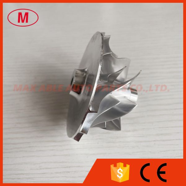 S00V111 173796 55.81/77.27mm 7+7 blades aluminum 2618/milling /billet compressor wheel for 173900