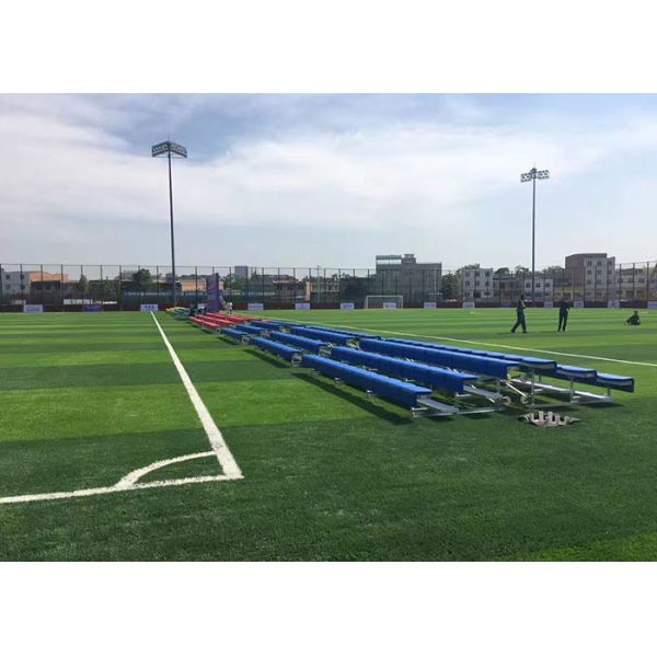 Buy Portable Bleachers Temporary Stadium Seating Rubber Foot Pads / Caster Brakes at wholesale prices