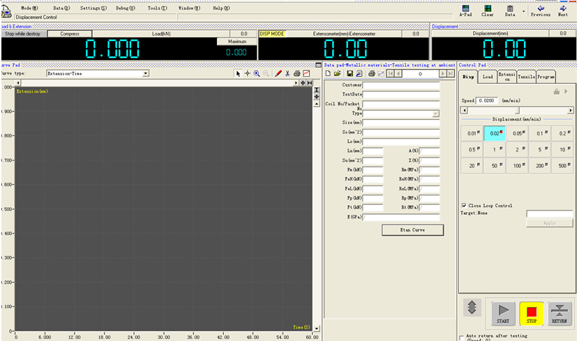 UTM -600D Electro - Hydraulic Universal Testing System 600kN Computer Controlled
