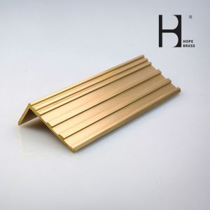 Rustproof Metal Stair Edge Nosing , 2m Long Brass Stair Edging