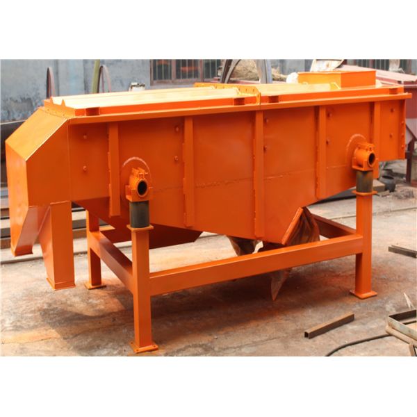 Buy Carbon Steel Amplitude 8mm Linear Vibrating Screen For Sand at wholesale prices