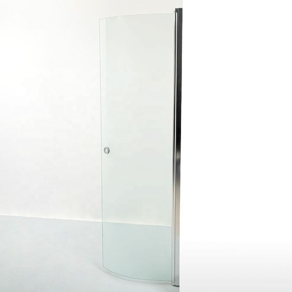 Buy EN12150/CE/SGCC/Australian Certificate 6-12mm Single Curved Bent Tempered Shower Door Glass at wholesale prices