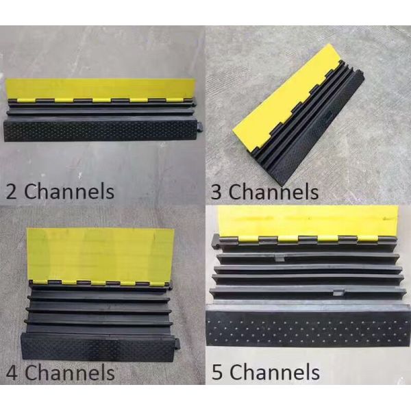 Flexible 17 Kg Truss Accessories , Rubber Cable Ramp SGS Certification