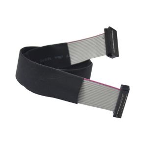 2.54mm 24 Pin Idc Ribbon Cable Assembly With IDC Socket RoHs Material