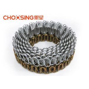 Black Color Upholstery Zig Zag Springs 4KG Per Roll 3.8mm Processed With Zinc