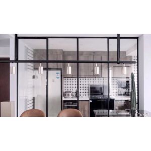 Polishing 6060 T8 3mm Soundproof Aluminum Alloy Door