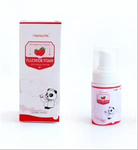 Quality Strawberry Flavor Dental Fluoride Foam 30ml 125ml Sodium Fluoride Acid Resistant for sale