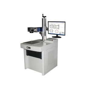 Air Cooling Fiber Laser Marking Machine , Small Metal Engraving Machine