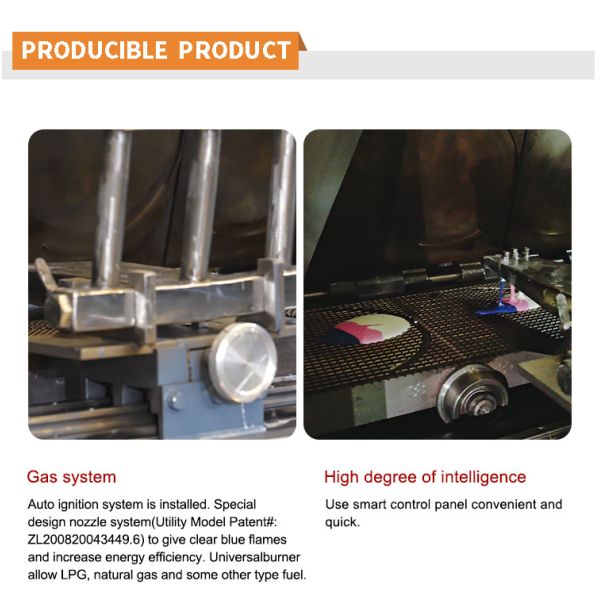 Automatic Ice Cream Cone Maker Wafer Cone Making Machine 1.1KW