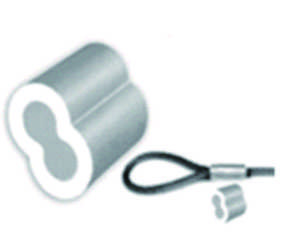 Oval Shape Wire Rope Clip Cable Clamp Aluminium Copper Steel