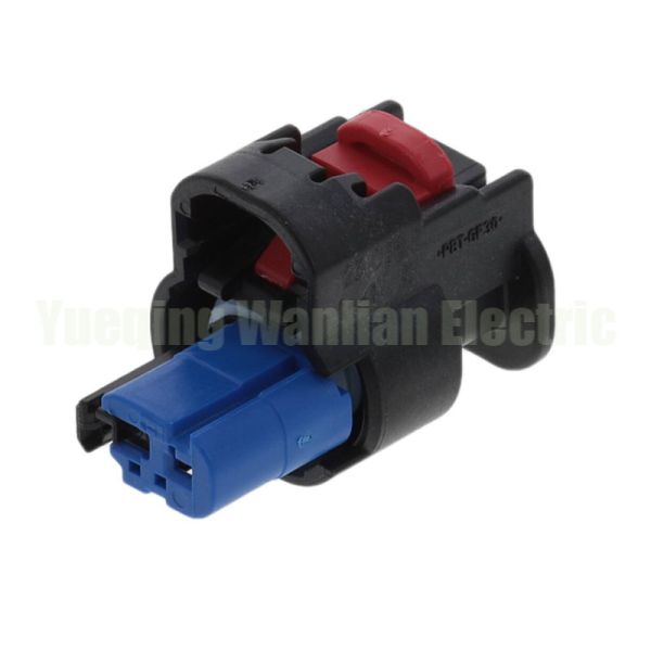 Buy 2 Pin  1-2203769-1 Female Wiring Sealed Plug Electrical Waterproof Connector at wholesale prices