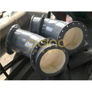 Metal Wear Resistant Ceramic Pipe Customizable In Mining Industry