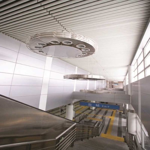 Customizable E Screen Aluminum Metal Ceiling Library Indoor Decoration