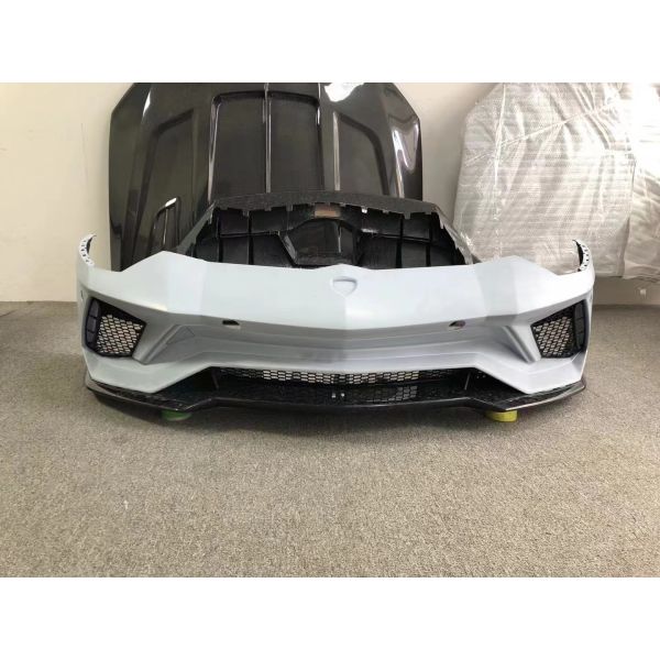 For Lamborghini Aventador LP700 Carbon Fiber Body Kit LP740 Style Front and Rear Bumper Spoilers