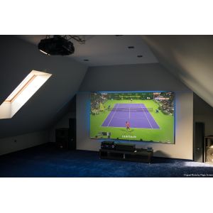 Home Cinema 150" Wall Mount Fixed Frame Projector Screen With HD Matte White