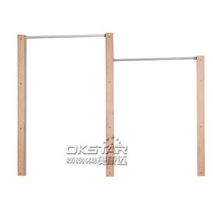 outdoor wooden fitness equipment--WP cheap outdoor exercise equipment uneven bar,park work out,maquinas fitness exterior