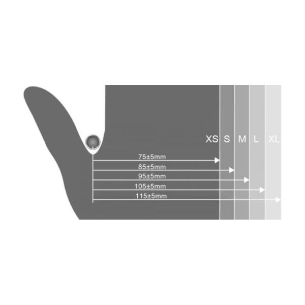 No Allergies Disposable Medical Gloves Strong Versatility Length 240mm