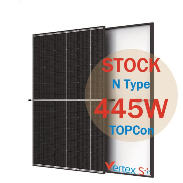 425W 430W Trina Solar Pv Module 435W 440W 445W Solar Panel Black Frame