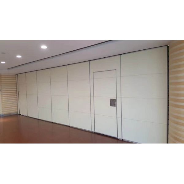 Decorative Interior Sliding Door Material Office Partition Walls With Aluminium Track
