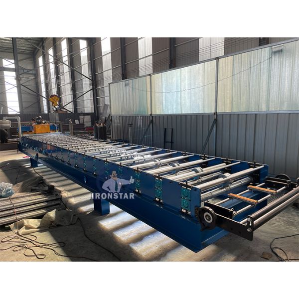 C18 Trapezoidal roofing sheet roll forming machine for Azerbaijan