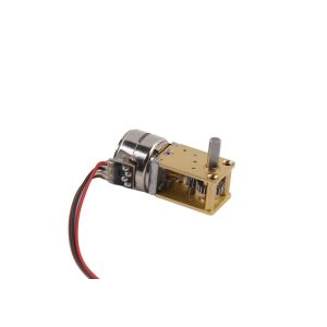 2 Phase 15mm Micro Precision Geared Stepper Motor With Worm Gearbox
