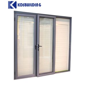 KDSBuilding High Quality Double Tempered Glass Aluminum Toilet Casment Single