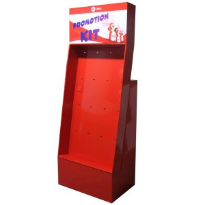 Red Color Cardboard Shipper Display Customized Size CMYK 4C Printing
