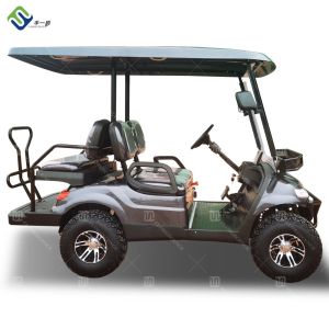 Powertrain Electric Off Road EV Golf Cart Lithium Ion Battery 2-4 Passenger