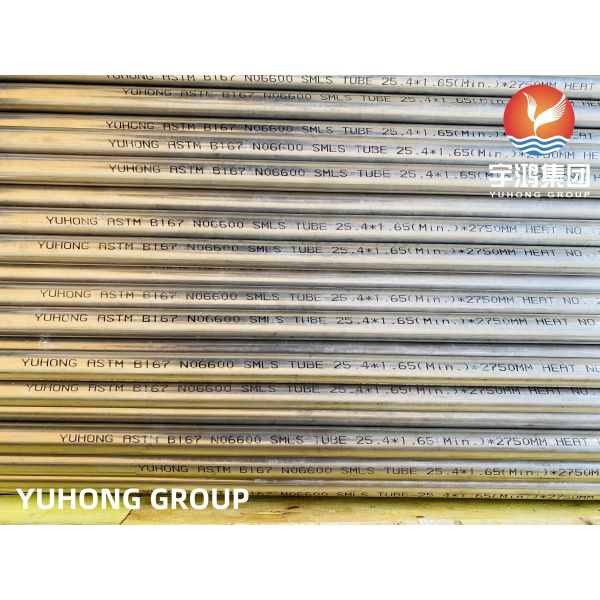 Seamless Nickel Alloy Pipe Inconel Tubing B167 / B163 N06600