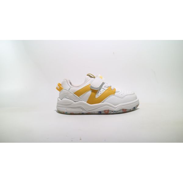 Buy Unisex Kids Childrens Leather Sneakers Low Upper Height EVA Insole at wholesale prices