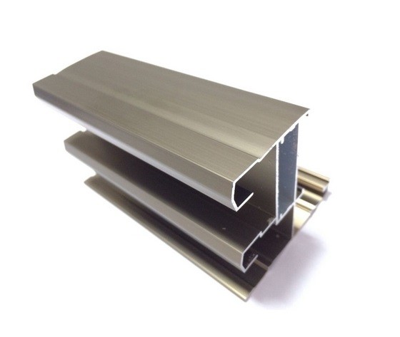 Buy Champange Anodized Aluminum Extrusion Profiles With 6063-T5 / 6060-T5 at wholesale prices