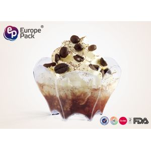 FDA LFGB Disposable Small Dessert Cups Plastic Shot Glasses For Desserts