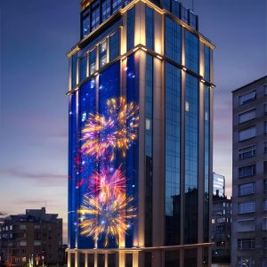 Advertising Interactive Projection Mapping 8500 Lumen 3D Projection Mapping