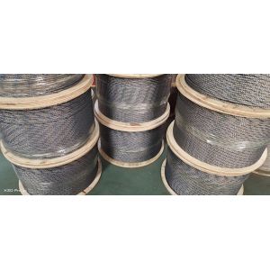 Galvanized Swaged Wire Rope 6*26 IWRC Double Pressed Rope for Power Transmission